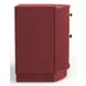 Olivia Burgundy 1 Drawer Nightstand