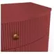 Olivia Burgundy 1 Drawer Nightstand