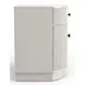 Olivia Coconut Milk 1 Drawer Nightstand