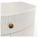 Olivia Coconut Milk 1 Drawer Nightstand