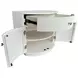 Olivia Coconut Milk 1 Drawer Nightstand