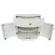 Olivia Coconut Milk 1 Drawer Nightstand