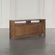 Brownstone Suede 70" Media Console