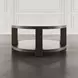 Brownstone Chocolate Brown Round Occasional Tabe Set