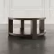 Brownstone Chocolate Brown Round Occasional Tabe Set