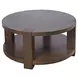 Brownstone Chocolate Brown Round Occasional Tabe Set