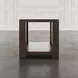 Brownstone Chocolate Brown Square End Table