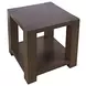 Brownstone Chocolate Brown Square End Table