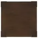 Brownstone Chocolate Brown Square End Table