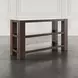 Brownstone Chocolate Brown Rectangular Console Table