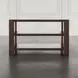 Brownstone Chocolate Brown Rectangular Console Table