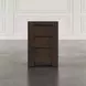 Brownstone Chocolate Brown Rectangular Chairside End Table