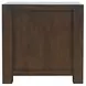 Brownstone Chocolate Brown Rectangular Chairside End Table