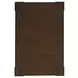 Brownstone Chocolate Brown Rectangular Chairside End Table