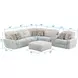 Terrence Chalk 7 Piece Sectional with USB Charging