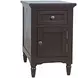Brentwood Arbor Oak End Table with USB Charging