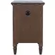 Brentwood Arbor Oak End Table with USB Charging