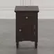 Brentwood Arbor Oak End Table with USB Charging