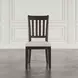 Brentwood Flax and Arbor Oak Upholstered Dining Chair Set of 2