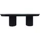 Auden Black Extendable Oval Dining Table