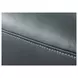 Baxter Midnight Blue Leather Upholstered Rectangular Ottoman