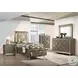 Skylar Dark Champagne 2 Drawer Nightstand