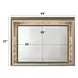 Skylar Dark Champagne Rectangular Dresser Mirror with LED