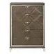 Skylar Dark Champagne 5 Drawer Chest