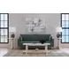 Horizons White Oak and White Marble Rectangular Occassional Table Set