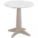 Horizons White Oak and White Marble Rectangular Occassional Table Set