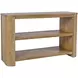 Janzen Cascade Oak 50" Sofa Console Table