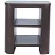 Janzen Espresso Square End Table