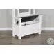 Rustic Refined White Farmhouse 78" Hall Tree
