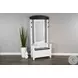 Rustic Refined White Farmhouse 78" Hall Tree
