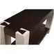 Harmony Carbon and Blonde Rectangular Console Table