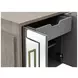 Lansing Cerused Gray and Silver 3 Door Server