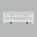 Westport White Rectangular Cocktail Table with Storage