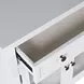 Westport White 2 Glass Door Accent Cabinet