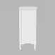 Westport White 2 Glass Door Accent Cabinet