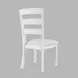 Westport Gray Upholstered Ladder Back Dining Chair Set of 2