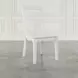 Westport Gray Upholstered Ladder Back Dining Chair Set of 2