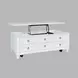 Westport White Rectangular Cocktail Table