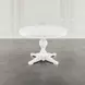 Westport White 66" Extendable Oval Dining Table