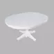 Westport White 66" Extendable Oval Dining Table