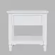 Westport White Rectangular Chairside End Table