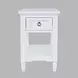 Westport White Rectangular Chairside End Table