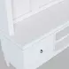 Westport White Hall Tree with Storage Bench