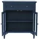 Westport Blue 2 Glass Door Accent Cabinet