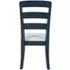 Westport Navy Upholstered Ladderback Dining Chair Set of 2