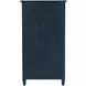 Westport Navy 2 Glass Door Tall Accent Storage Cabinet